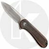 CIVIVI Knives CIVIVI Mini Elementum C18062Q-2 - Gray 14C28N - Black Hand Rub Copper And Gray Steel - Frame Lock - Flipper Folder - Key Ring -Cheap Case Knives Store WE C18062Q 2 Mini Elementum OPEN FRONT