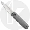 CIVIVI Knives CIVIVI Lumi C20024-2 - Stonewash 14C28N - Gray G10 - Liner Lock - Front Flipper Folder -Cheap Case Knives Store WE C20024 2 Lumi OPEN FRONT