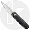 CIVIVI Knives CIVIVI Lumi C20024-3 - Stonewash 14C28N - Black G10 - Liner Lock - Front Flipper Folder 1 CIVIVI Knives CIVIVI Lumi C20024-3 - Stonewash 14C28N - Black G10 - Liner Lock - Front Flipper Folder -Cheap Case Knives Store WE C20024 3 Lumi OPEN FRONT