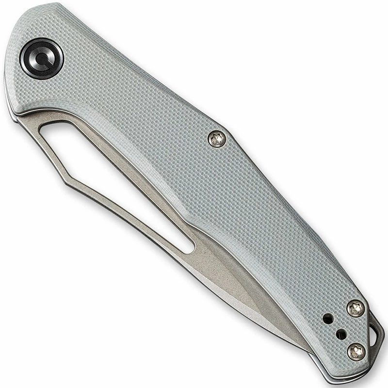 CIVIVI Knives CIVIVI Fracture Knife C2009B - Gray Stonewash Drop Point - Gray G10 - Slip Joint Folder 4 CIVIVI Knives CIVIVI Fracture Knife C2009B - Gray Stonewash Drop Point - Gray G10 - Slip Joint Folder - Image 2