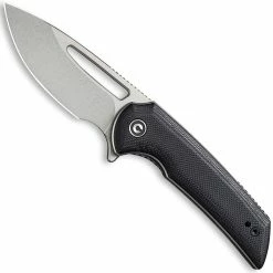 CIVIVI Knives CIVIVI Odium Knife C2010D - Stonewash D2 Drop Point - Black G10 - Liner Lock Flipper Folder