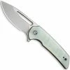 CIVIVI Knives CIVIVI Odium Knife C2010F - Stonewash D2 Drop Point - Natural G10 - Liner Lock Flipper Folder