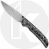 CIVIVI Knives CIVIVI Imperium C2106B - Stonewash Nitro-V - Shredded Carbon Fiber And Silvery Shred Resin - Liner Lock - Front Flipper Folder