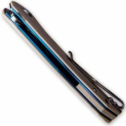 CIVIVI Knives CIVIVI Baklash Knife C801B - Satin Drop Point - Tan G10 - Liner Lock Flipper Folder -Cheap Case Knives Store WE C801B TOP