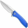 CIVIVI Knives CIVIVI Baklash Knife C801F - Satin Drop Point - Blue G10 - Liner Lock Flipper Folder -Cheap Case Knives Store WE C801F OPEN FRONT