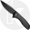 CIVIVI Knives CIVIVI Baklash Knife C801I - Black Stonewash Drop Point - Black G10 And Carbon Fiber - Liner Lock Flipper Folder -Cheap Case Knives Store WE C801I 1