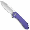 CIVIVI Knives CIVIVI Elementum Knife C907V - Satin D2 Drop Point - Purple G10 - Liner Lock Flipper Folder -Cheap Case Knives Store WE C907V OPEN FRONT