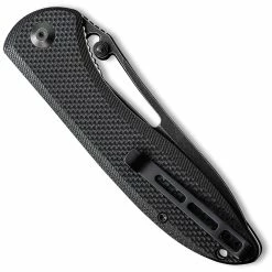 CIVIVI Knives CIVIVI Picaro C916D - Black Stonewash D2 Drop Point - Black G10 - Liner Lock Folder 7 CIVIVI Knives CIVIVI Picaro C916D - Black Stonewash D2 Drop Point - Black G10 - Liner Lock Folder -Cheap Case Knives Store WE C916D CLOSED FRONT