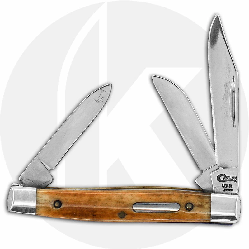 Case Small Stockman Knife 01971 - Limited Edition I - Smooth Antique Bone - 6333SS - Discontinued - BNIB 3 Case Small Stockman Knife 01971 - Limited Edition I - Smooth Antique Bone - 6333SS - Discontinued - BNIB
