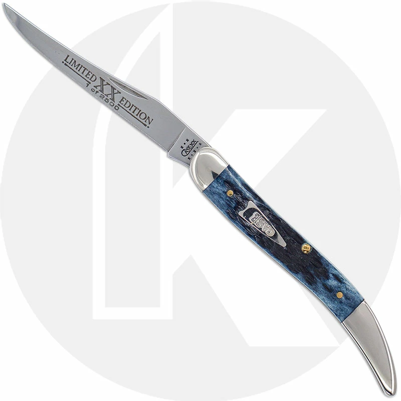 Case Medium Texas Toothpick Knife 13073 - Limited Edition XIII - Mediterranean Blue - 610094SS - Discontinued - BNIB 3 Case Medium Texas Toothpick Knife 13073 - Limited Edition XIII - Mediterranean Blue - 610094SS - Discontinued - BNIB