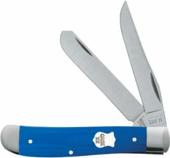 Case Mini Trapper Knife 16741 Blue G10 10207SS
