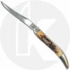 Case Small Texas Toothpick Knife 01719 - Burnt Stag - 510096SS - Discontinued - BNIB 2 Case Small Texas Toothpick Knife 01719 - Burnt Stag - 510096SS - Discontinued - BNIB -Cheap Case Knives Store CA 1719 FRONT