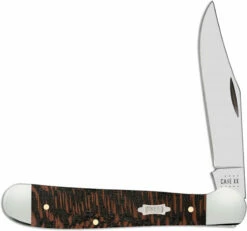 Case Copperhead Knife 25572 Black Sycamore Wood 7149SS
