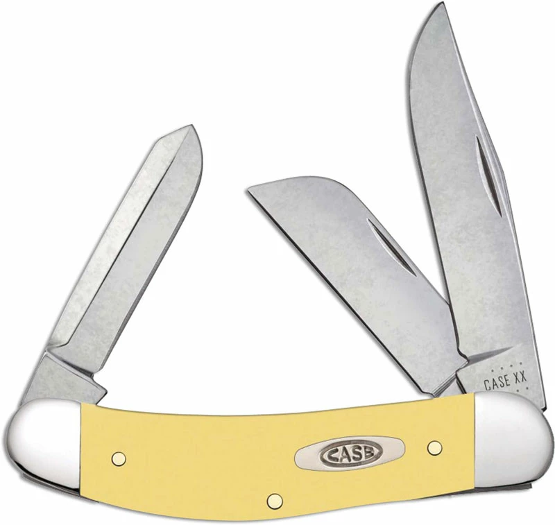 Case Sowbelly Knife 30118 Smooth Yellow CV TB3339CV 3 Case Sowbelly Knife 30118 Smooth Yellow CV TB3339CV