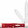Case Small Swell Center Jack Knife 31959 - Dark Red Bone CS - 6225 1 / 2CS 2 Case Small Swell Center Jack Knife 31959 - Dark Red Bone CS - 6225 1 / 2CS -Cheap Case Knives Store CA 31959