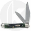 Case Peanut Knife 03504 - Hunter Green Bone - 6220SS - Discontinued - BNIB -Cheap Case Knives Store CA 3504 FRONT
