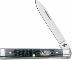 Case Doctor's Knife 03512 - Stars And Stripes - Pitch Black Bone - 6185SS - Discontinued - BNIB