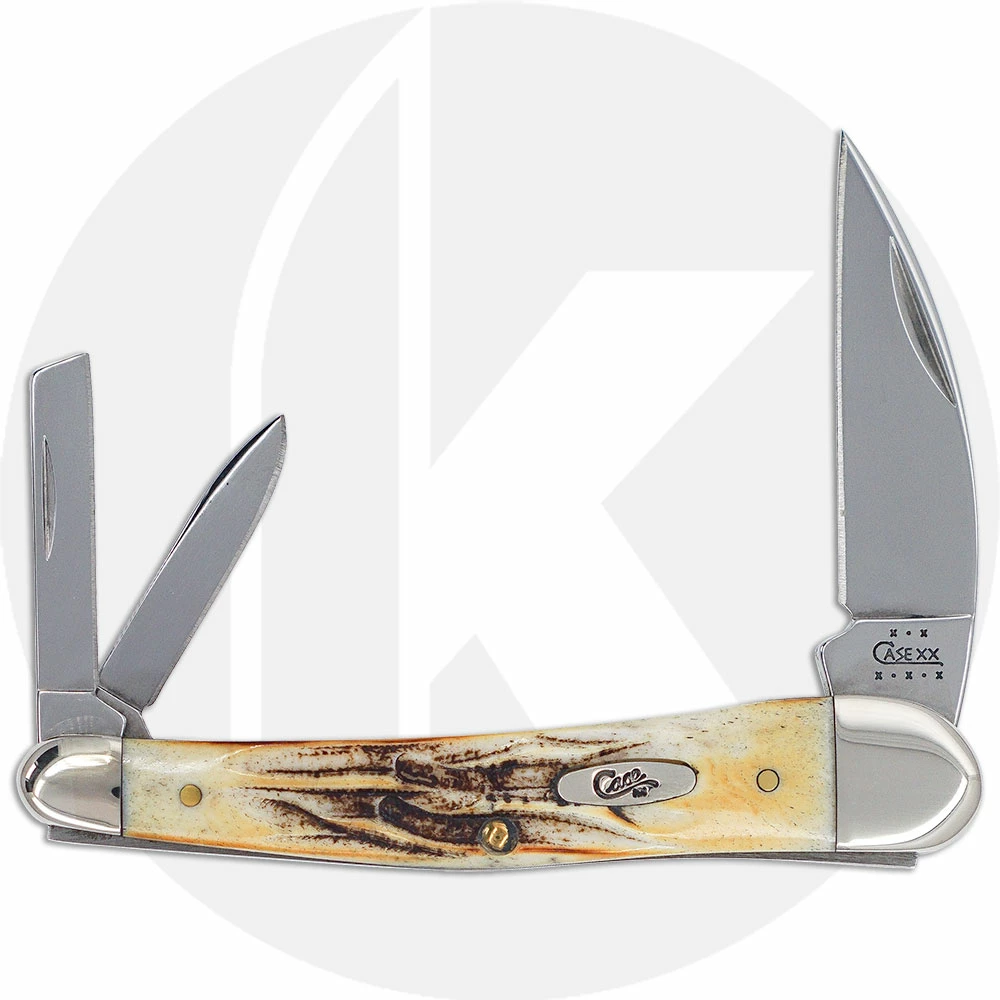 Case Seahorse Whittler 03572 - BoneStag - 6.5355WHSS - Discontinued - BNIB 3 Case Seahorse Whittler 03572 - BoneStag - 6.5355WHSS - Discontinued - BNIB