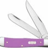 Case Trapper Knife 39160 Lilac Ichthus 4254SS -Cheap Case Knives Store CA 39160