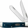 Case Mini Trapper Knife 52803 Smooth Mediterranean Blue Bone 6207SS -Cheap Case Knives Store CA 52803
