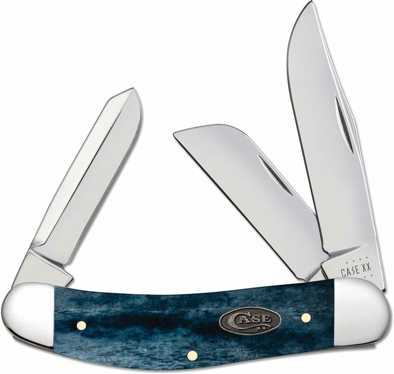 Case Sowbelly Knife 52806 Smooth Mediterranean Blue Bone TB6339SS 3 Case Sowbelly Knife 52806 Smooth Mediterranean Blue Bone TB6339SS