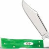 Case CopperLock Knife 52823 Smooth Brilliant Green Bone 61549LSS -Cheap Case Knives Store CA 52823