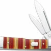 Case Large Gunstock Knife 05320 - Case Brothers - Candy Stripe - R2130SS - Discontinued - BNIB