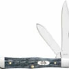 Case Small Swell Center Jack Knife 58419 - Pocket Worn Gray Bone CS - 6225 1 / 2CS