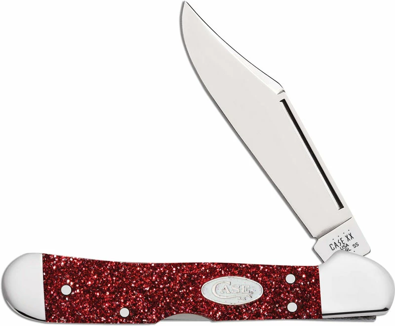Case Mini CopperLock Knife 67003 - Ruby Stardust Kirinite - 101749LSS 3 Case Mini CopperLock Knife 67003 - Ruby Stardust Kirinite - 101749LSS