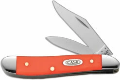 Case Peanut Knife, Smooth Orange Synthetic, CA-80504