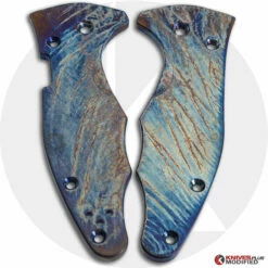 MODIFIED Spyderco Yojimbo 2 Knife With Acid Stonewash & Titanium Flytanium Scales - MAYHEM FINISH 14 MODIFIED Spyderco Yojimbo 2 Knife With Acid Stonewash & Titanium Flytanium Scales - MAYHEM FINISH -Cheap Case Knives Store KP 395 1 NEW 2 LOGO