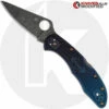 MODIFIED Spyderco K390 Delica Knife - Acid Stonewash - Heat Color Hardware - Rit Dye Fade 2 MODIFIED Spyderco K390 Delica Knife - Acid Stonewash - Heat Color Hardware - Rit Dye Fade -Cheap Case Knives Store KP C11K390 OPEN FRONT LOGO
