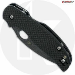 MODIFIED Spyderco Sage 5 Knife C123CFPCL - Acid Stonewash 6 MODIFIED Spyderco Sage 5 Knife C123CFPCL - Acid Stonewash -Cheap Case Knives Store KP C123CFPCL CLOSED FRONT