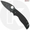 MODIFIED Spyderco Sage 5 Knife C123CFPCL - Acid Stonewash 2 MODIFIED Spyderco Sage 5 Knife C123CFPCL - Acid Stonewash -Cheap Case Knives Store KP C123CFPCL OPEN