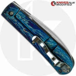 Spyderco SwayBack Knife C249TIP - CTS XHP Wharncliffe - Titanium - Mayhem Finish 10 Spyderco SwayBack Knife C249TIP - CTS XHP Wharncliffe - Titanium - Mayhem Finish -Cheap Case Knives Store KP C249TIP MAYHEM CLOSED BACK