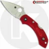 MODIFIED Spyderco Dragonfly 2 - The Red Dragon - Satin Blade - Rit Dyed 1 MODIFIED Spyderco Dragonfly 2 - The Red Dragon - Satin Blade - Rit Dyed -Cheap Case Knives Store KP C28POR24 NEW NEW OPEN FRONT LOGO