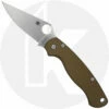 MODIFIED Spyderco Para Military 2 Knife + AWT Agent PM2 FDE Scales -Cheap Case Knives Store KP C81 14 OPEN FRONT