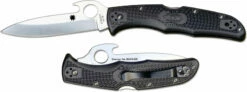 Spyderco Knives: Spyderco Endura 4 Wave Knife, SP-C10PGYW -Cheap Case Knives Store SP C10PGYW