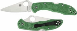 Spyderco Knives: Spyderco Delica 4 Lightweight, Green, SP-C11FPGR -Cheap Case Knives Store SP C11FPGR
