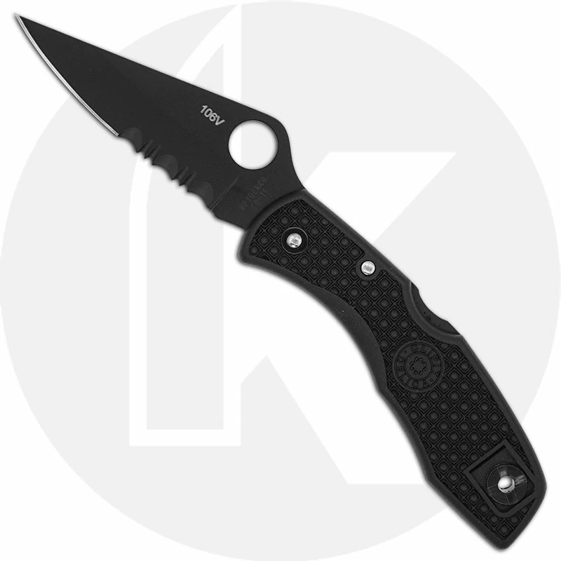 Spyderco Delica 4 Black Blade, SP-C11PSBBK 3 Spyderco Delica 4 Black Blade, SP-C11PSBBK
