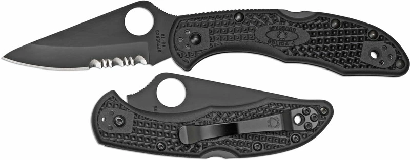 Spyderco Delica 4 Black Blade, SP-C11PSBBK 6 Spyderco Delica 4 Black Blade, SP-C11PSBBK - Image 4