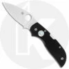 Spyderco Chaparral Sun And Moon C152GSMP - White G10 Side With Red Sun Inlay - Black G10 Side With Pearl Moon Inlay - Lock Back