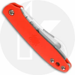 Spyderco Roadie Knife, Orange FRN, SP-C189POR -Cheap Case Knives Store SP C189POR CLOSED BACK