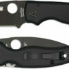 Spyderco Shaman Knife C229GPBK Black Blade, Black G10 Compression Lock Folder USA Made -Cheap Case Knives Store SP C229GPBK
