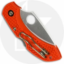 Spyderco Dragonfly2 Lightweight, Orange, SP-C28POR2 -Cheap Case Knives Store SP C28POR2 CLOSED BACK
