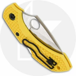 Spyderco Dragonfly2 Salt Knife, SP-C28PYL2 -Cheap Case Knives Store SP C28PYL2 CLOSED BACK