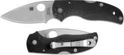 Spyderco C41CFFP5 Native 5 Lockback Folding Knife CPM S90V Blade Fluted Carbon Fiber Handle