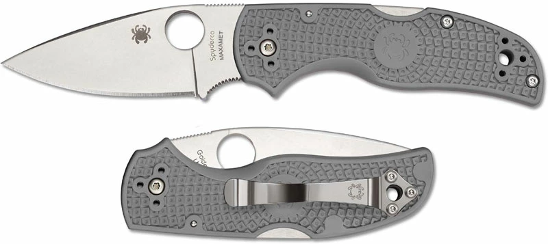 Spyderco C41PGY5 Native 5 Knife, 2.95 Inch Maxamet Steel Blade, Gray FRN Handle 6 Spyderco C41PGY5 Native 5 Knife, 2.95 Inch Maxamet Steel Blade, Gray FRN Handle - Image 4