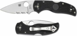 Spyderco Native 5 FRN Knife, Part Serrated, SP-C41PSBK5