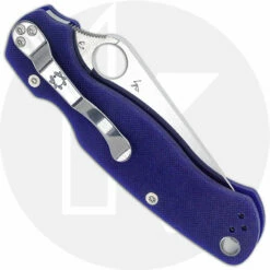 Spyderco Para Military 2 Knife, S110V, SP-C81GPDBL2 -Cheap Case Knives Store SP C81GPDBL2 CLOSED BACK